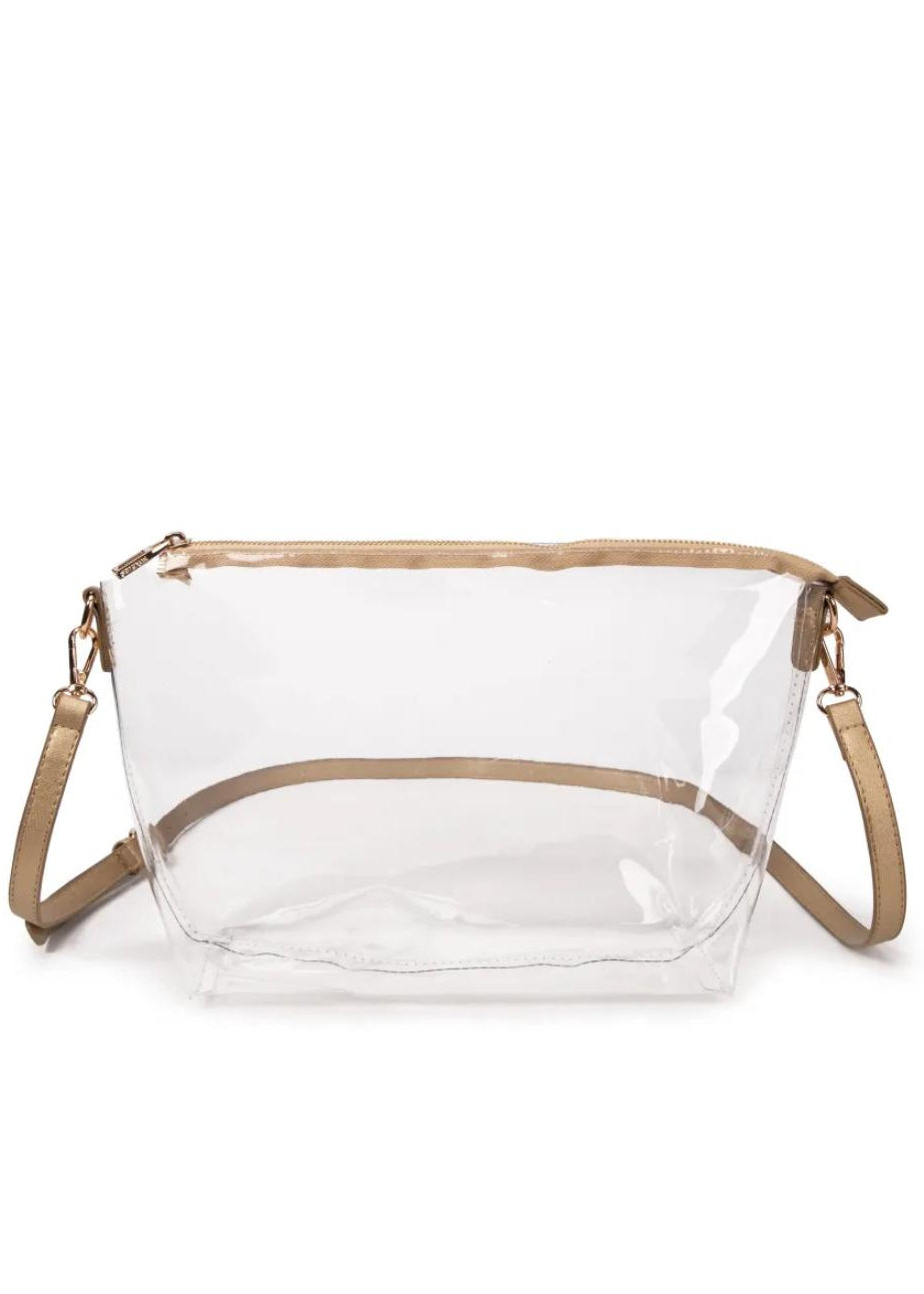 Pochette transparente vue de face. 