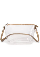 Pochette transparente vue de face. 
